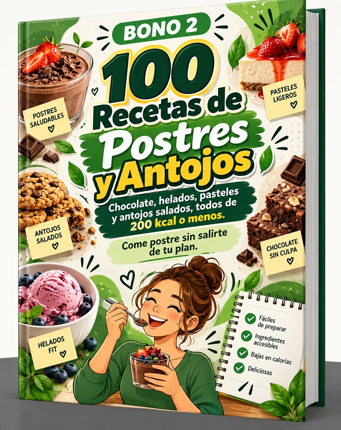 100 Recetas de Postres y Antojos